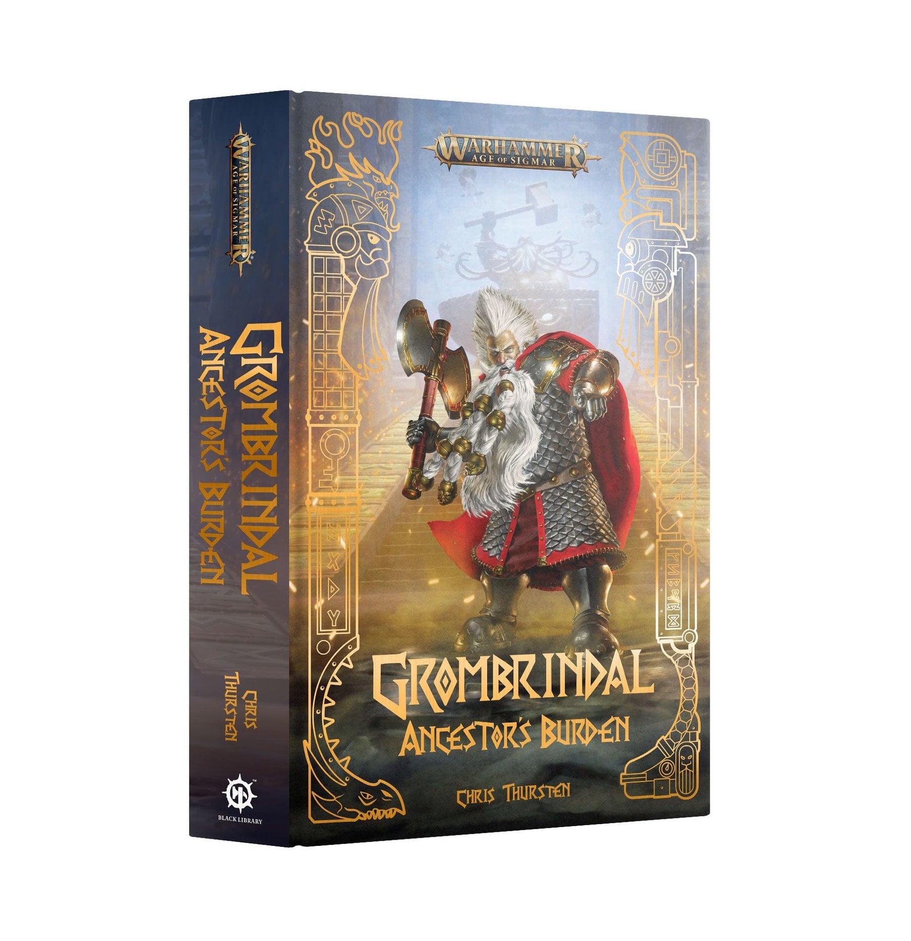 Games Workshop Games Workshop > Black Library WARHAMMER 40K - GROMBRINDAL: ANCESTOR'S BURDEN (HB) 9781804077894 BL3210