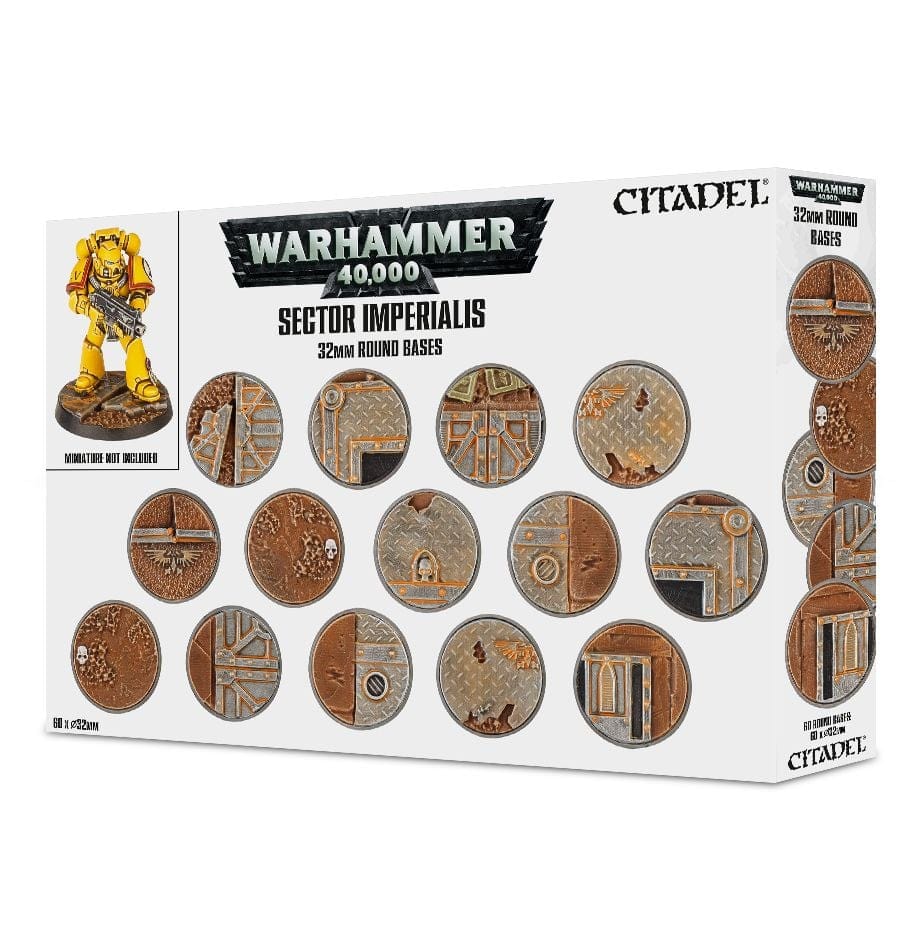 Games Workshop Tabletop Games > Games Workshop > Citadel Citadel:Sector Imperialis 32mm Round Bases 5011921073153 66-91