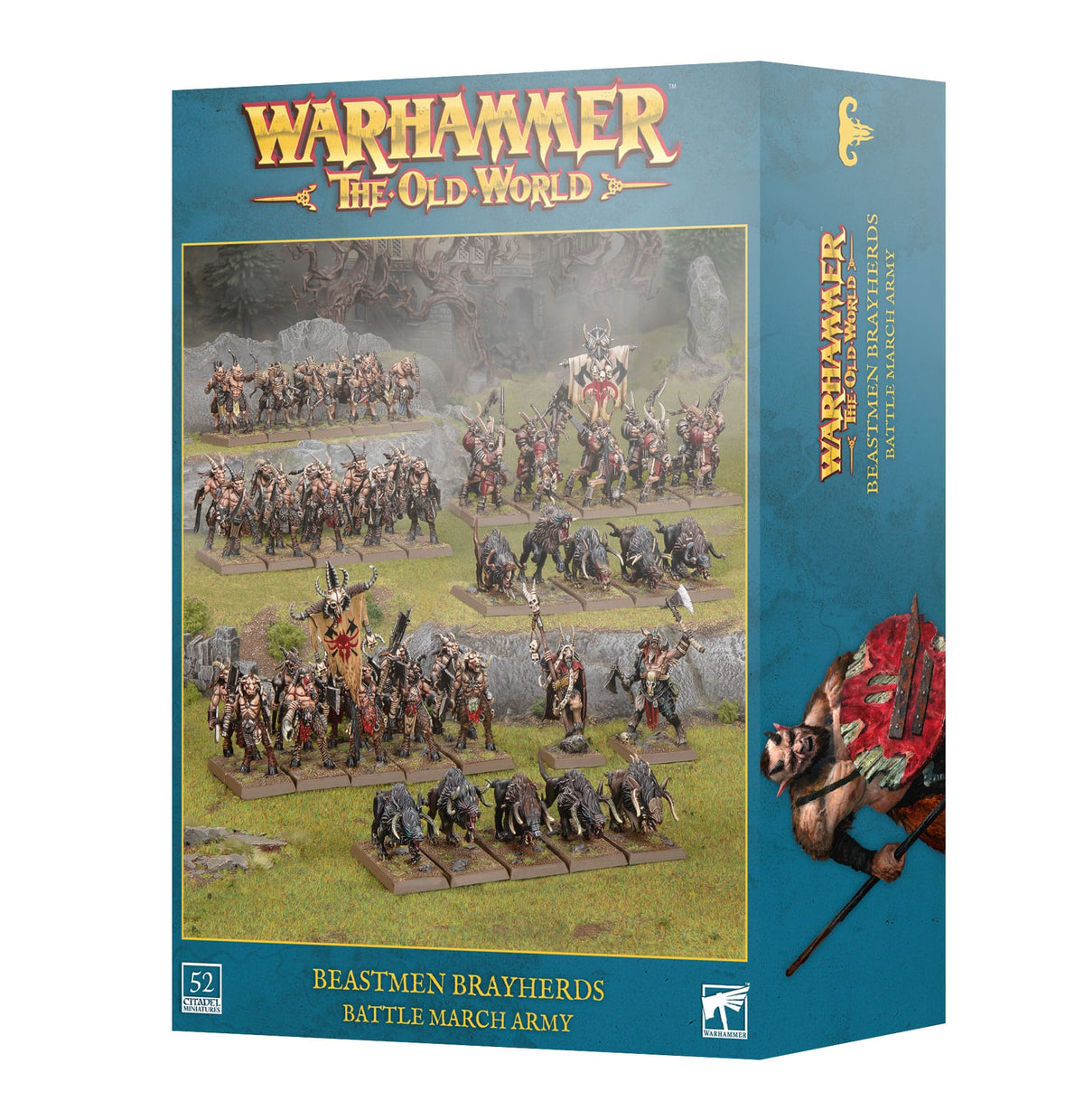 Games Workshop Games Workshop > Old World Warhammer - The Old World - Beastman Brayherds: Battle March Army 5011921274772 08-112