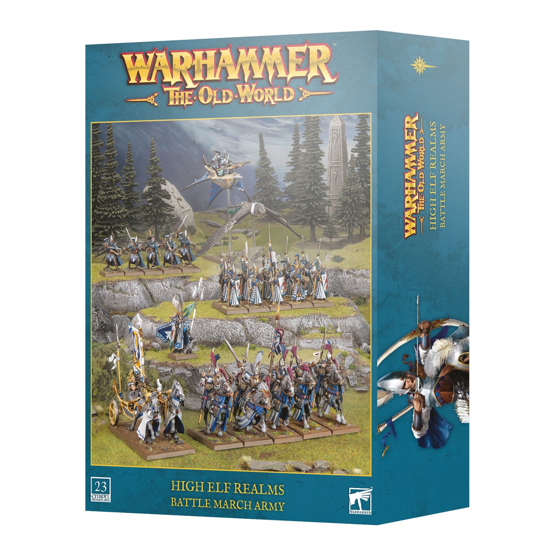 Games Workshop Games Workshop > Old World Warhammer - The Old World - High Elf Realms: Battle March Army 5011921274765 13-23