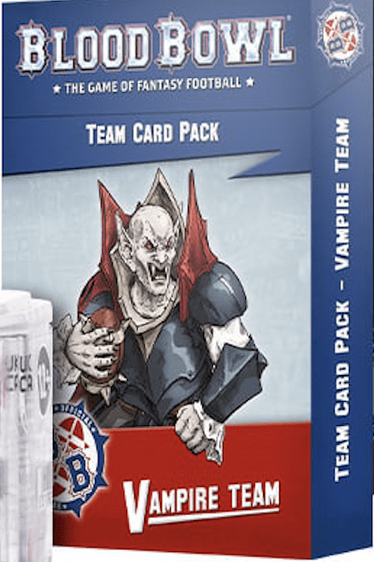 Games Workshop Tabletop Games > Games Workshop > Other Warhammer Warhammer Blood Bowl - Vampire Team Card Pack 5011921184637 202-38