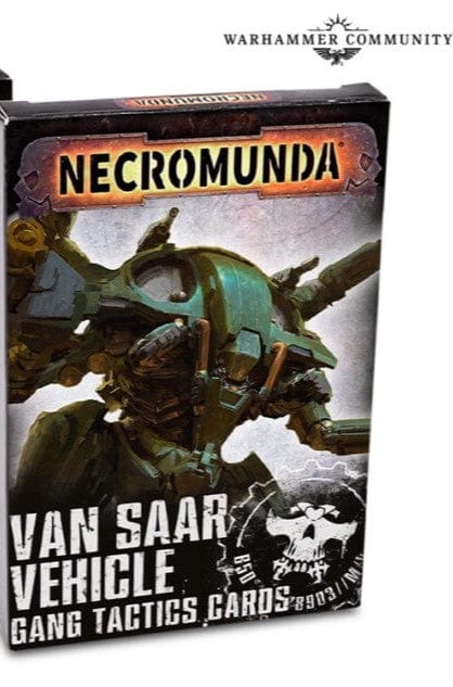 Warhammer Necromunda - Van Saar Vehicle Gang Tactics Pack
