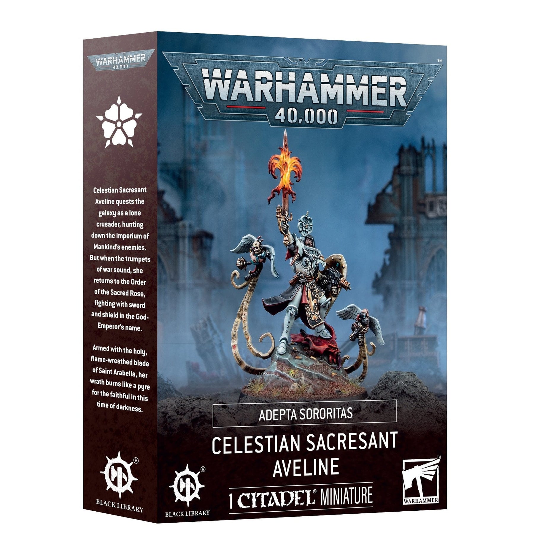 Games Workshop Games Workshop > Warhammer 40k Warhammer 40K - A/SORORITAS: CELESTIAN SACRESANT AVELINE 5011921218714 52-62