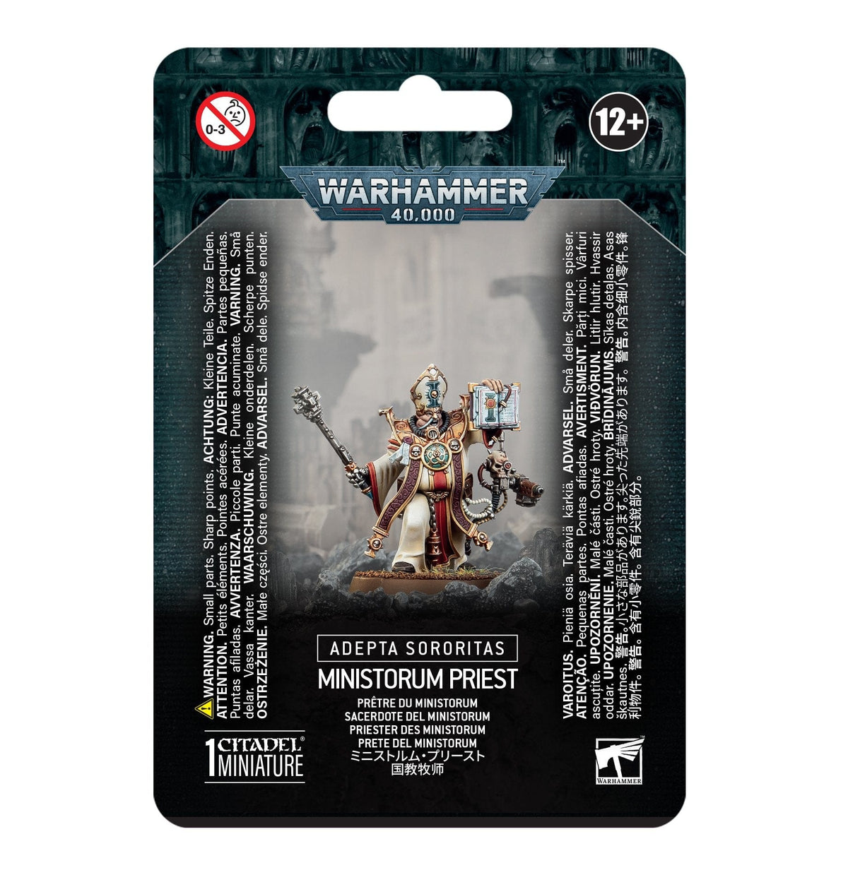 Games Workshop Games Workshop > Warhammer 40k Warhammer 40K - ADEPTA SORORITAS: MINISTORUM PRIEST 5011921183609 57-51