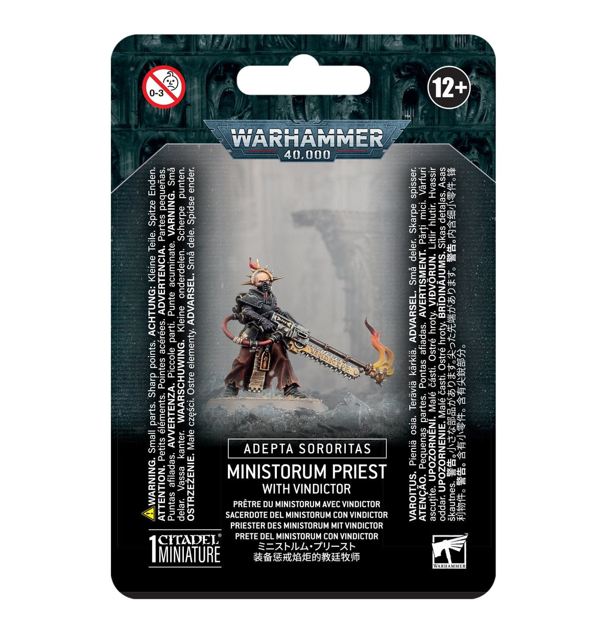 Games Workshop Games Workshop > Warhammer 40k Warhammer 40K: Adepta Sororitas - Ministorum Priest with Vindicator 5011921183616 52-51