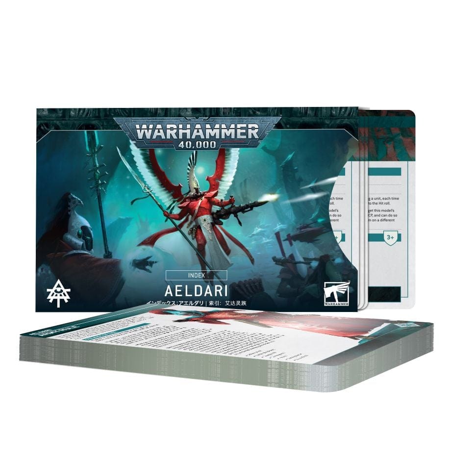 Warhammer 40k: Aeldari Index Cards (10E)
