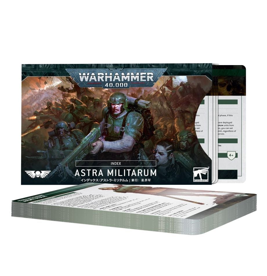 Games Workshop Tabletop Games > Games Workshop > Warhammer 40k > Index Cards Warhammer 40k: Astra Militarum Index Cards (10E) 5011921208319 72-47