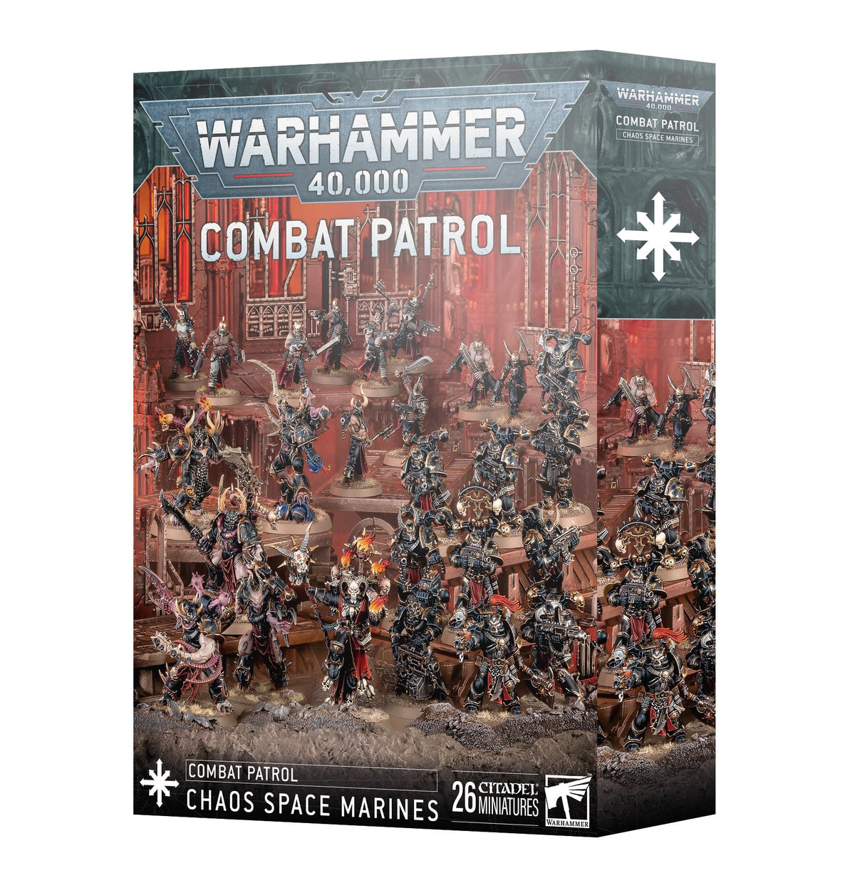 Games Workshop Games Workshop > Warhammer 40k Warhammer 40K: Chaos Space Marines - Combat Patrol 10E 501192121685-7 43-20