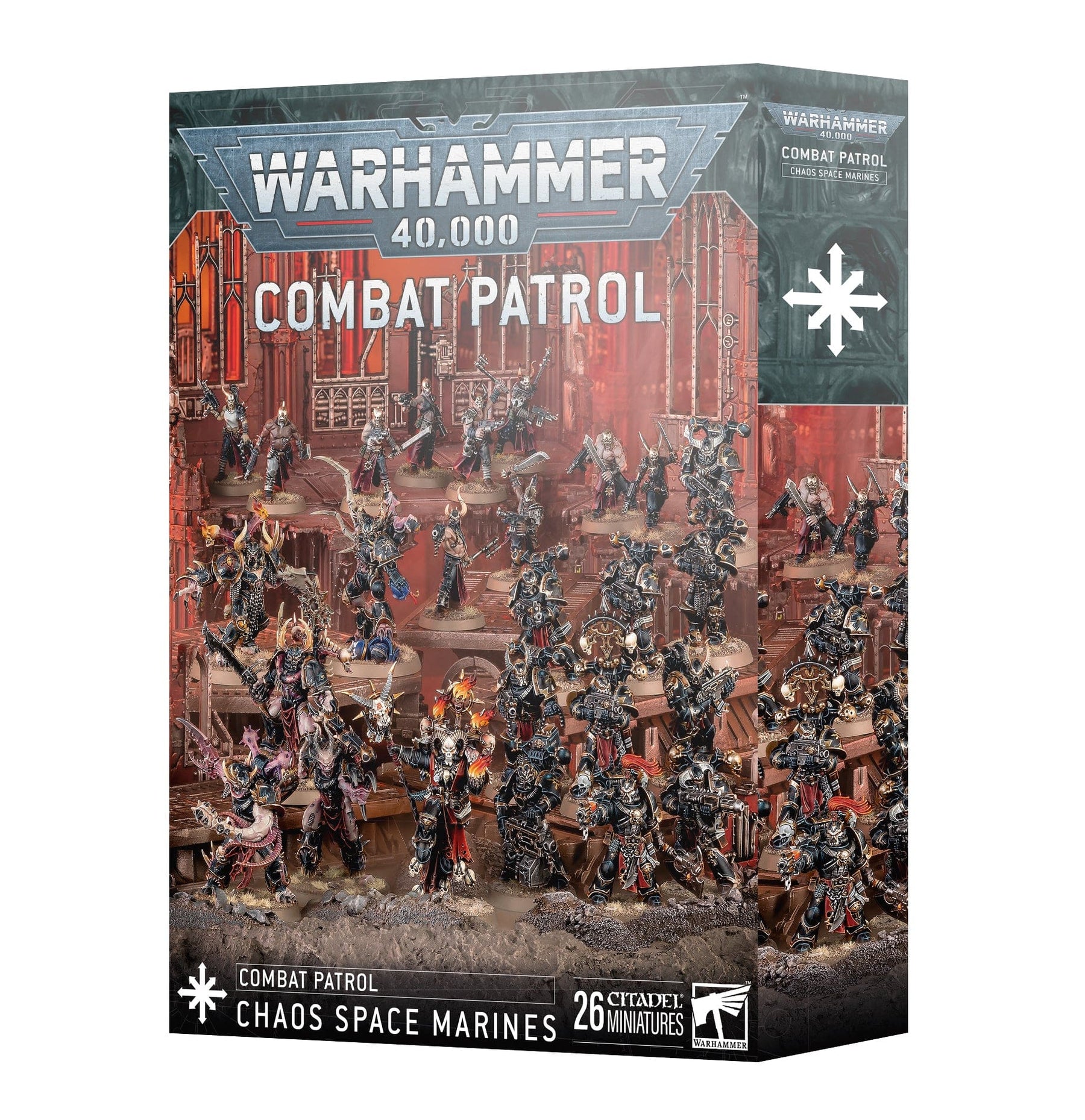 Games Workshop Games Workshop > Warhammer 40k Warhammer 40K: Chaos Space Marines - Combat Patrol 10E 501192121685-7 43-20