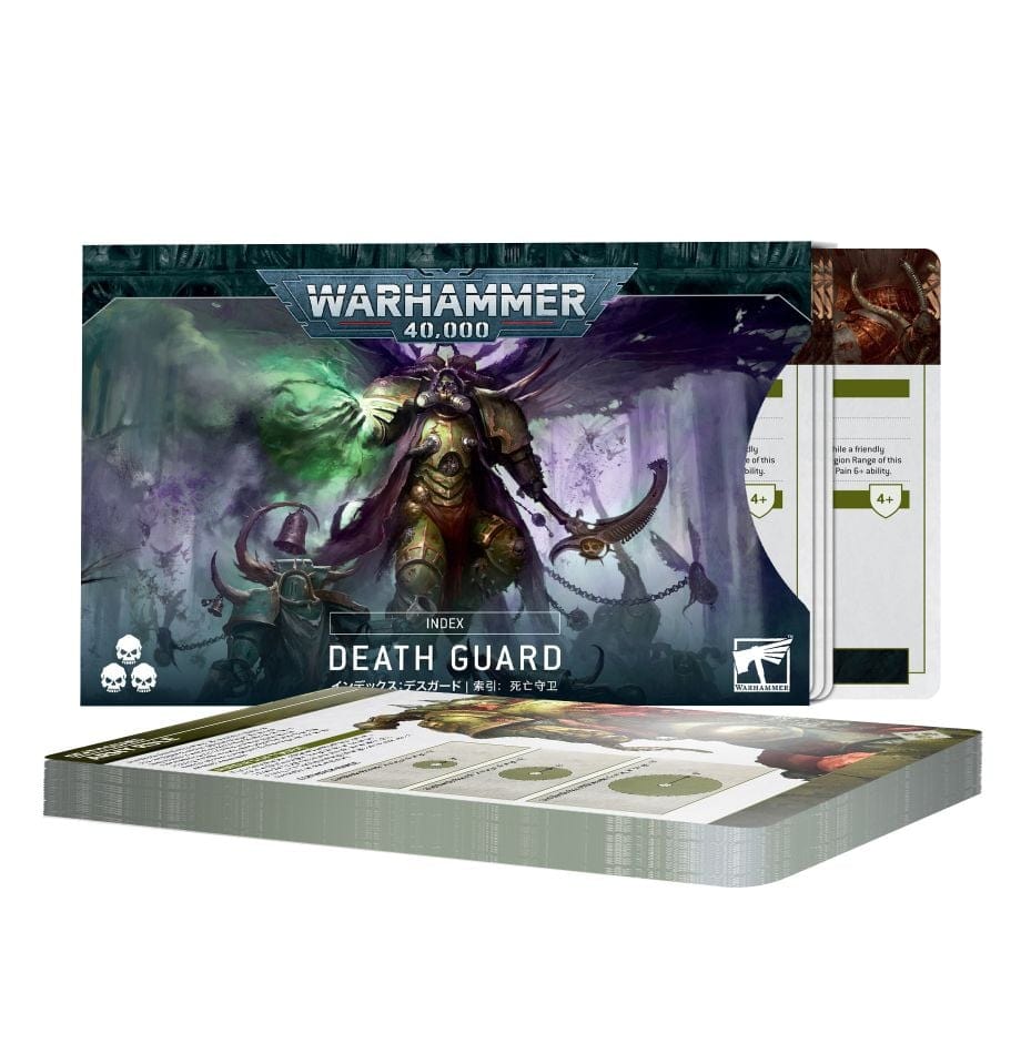 Games Workshop Tabletop Games > Games Workshop > Warhammer 40k > Index Cards Warhammer 40k: Death Guard Index Cards (10E) 5011921209408 72-42