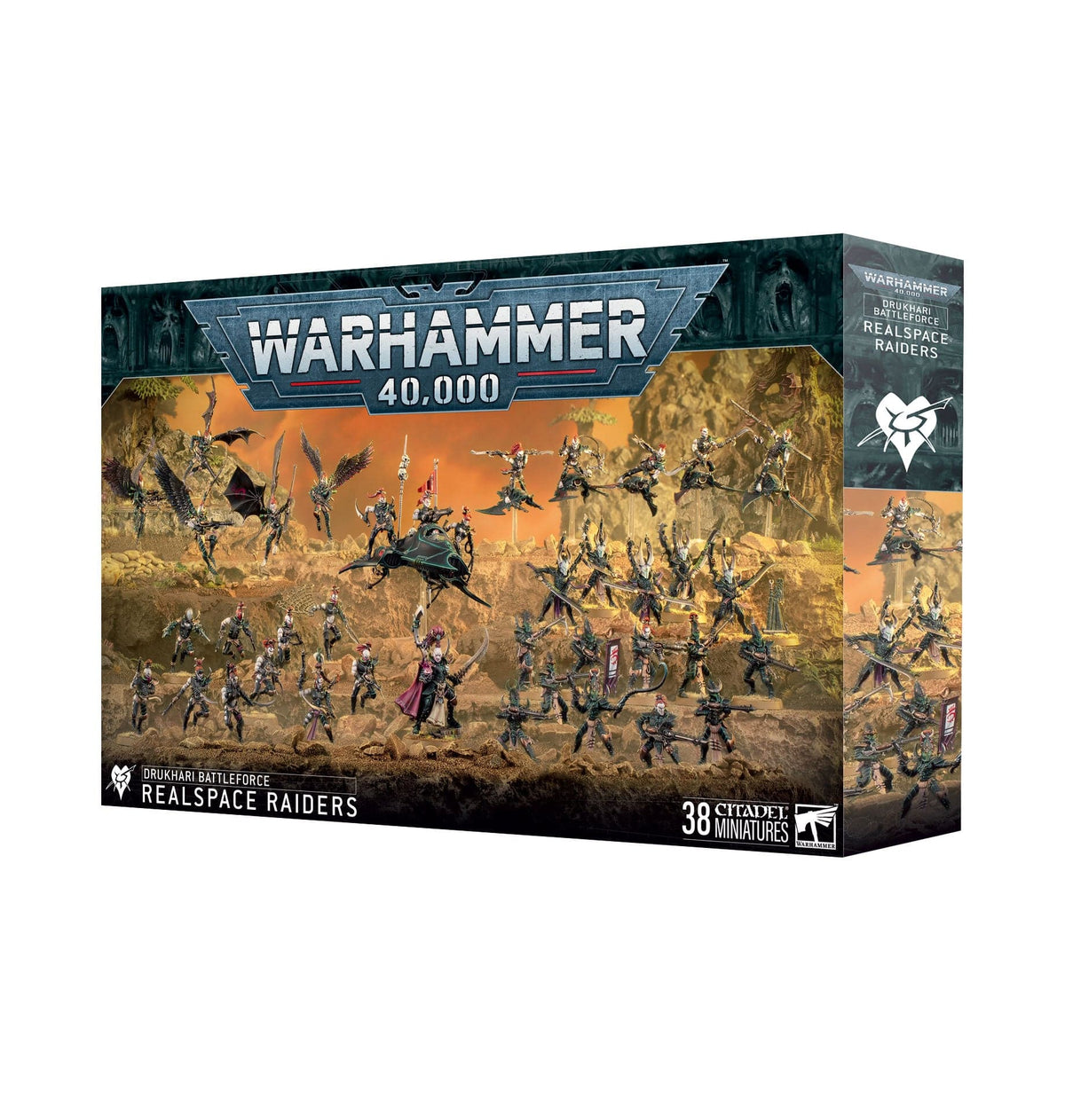 Games Workshop Games Workshop > Warhammer 40k Warhammer 40K - Drukhari Battleforce: Realspace Raiders 501192123833 45-69
