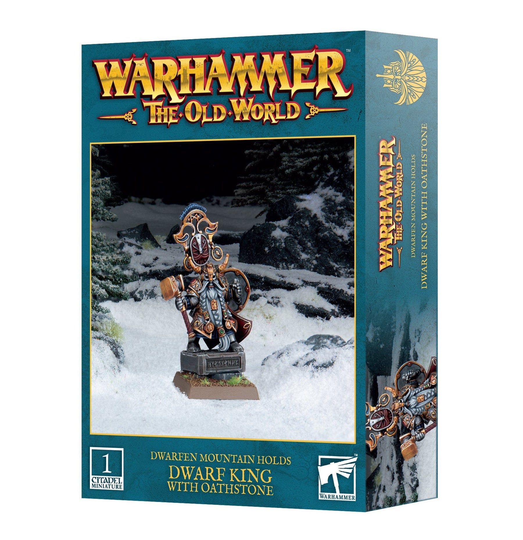 Games Workshop Games Workshop > Warhammer 40k Warhammer 40K - DWARFEN HOLDS: DWARF KING WITH OATHSTONE 5011921232635 10-16