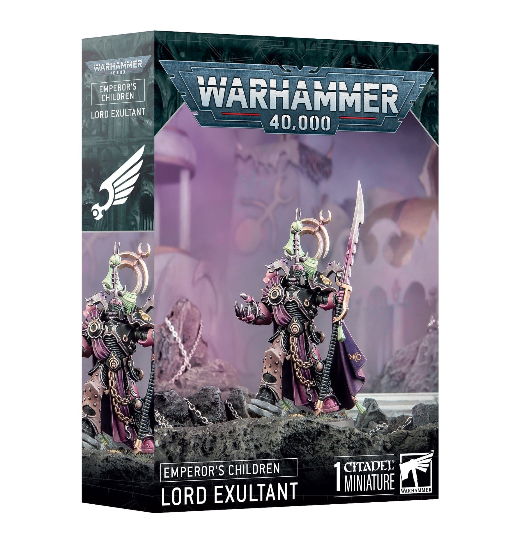 Games Workshop Games Workshop > Warhammer 40k Warhammer 40K - Emperor's Children: Lord Exultant 5011921225934 37-09