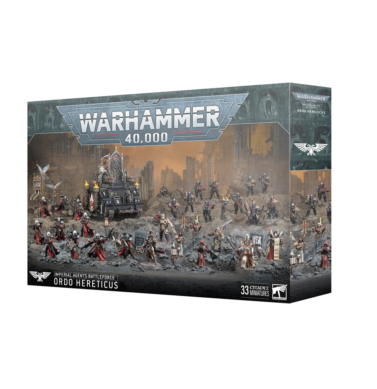 Games Workshop Games Workshop > Warhammer 40k Warhammer 40K - IMP/AGENTS BATTLEFORCE: ORDO HERETICUS 5011921183036 68-02