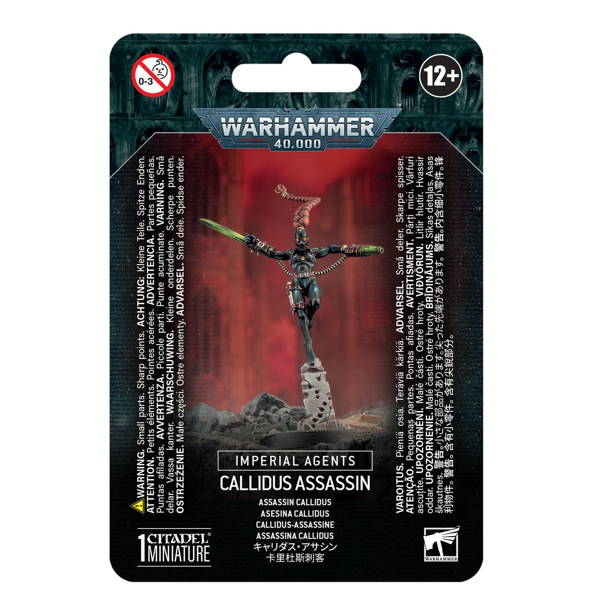 Games Workshop Games Workshop > Warhammer 40k Warhammer 40K - IMPERIAL AGENTS: CALLIDUS ASSASSIN 5011921230327 52-12