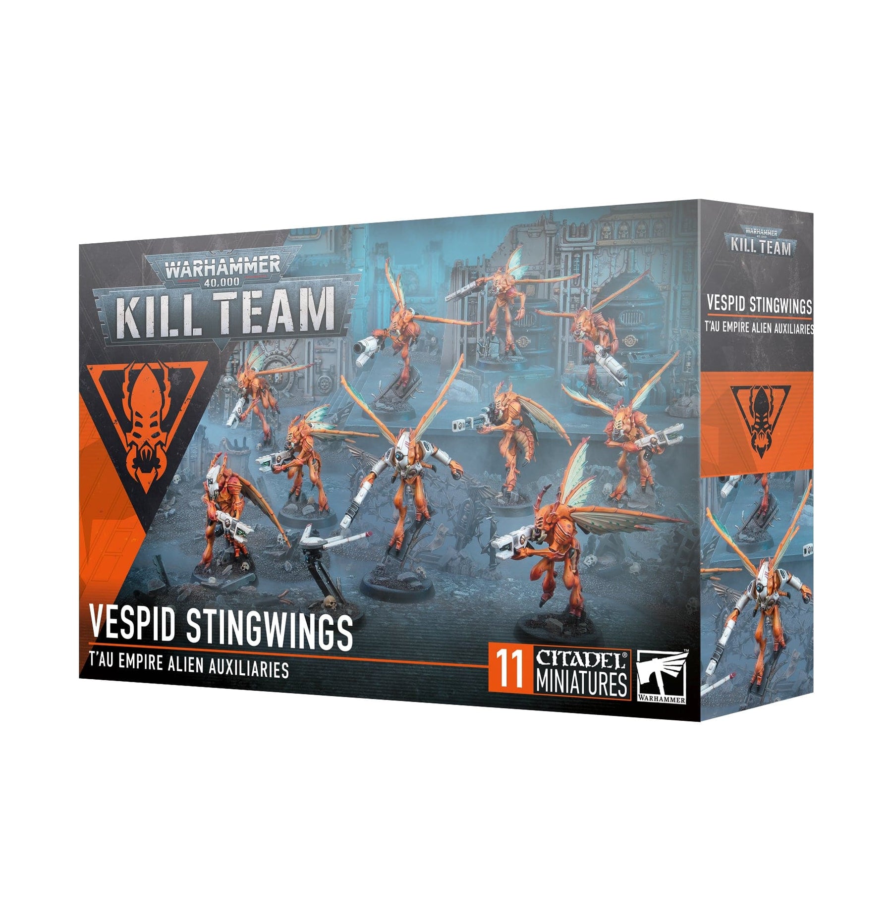 Games Workshop Games Workshop > Warhammer 40k WARHAMMER 40K - KILL TEAM: T'AU EMPIRE VESPID STINGWINGS 5011921220700 103-51