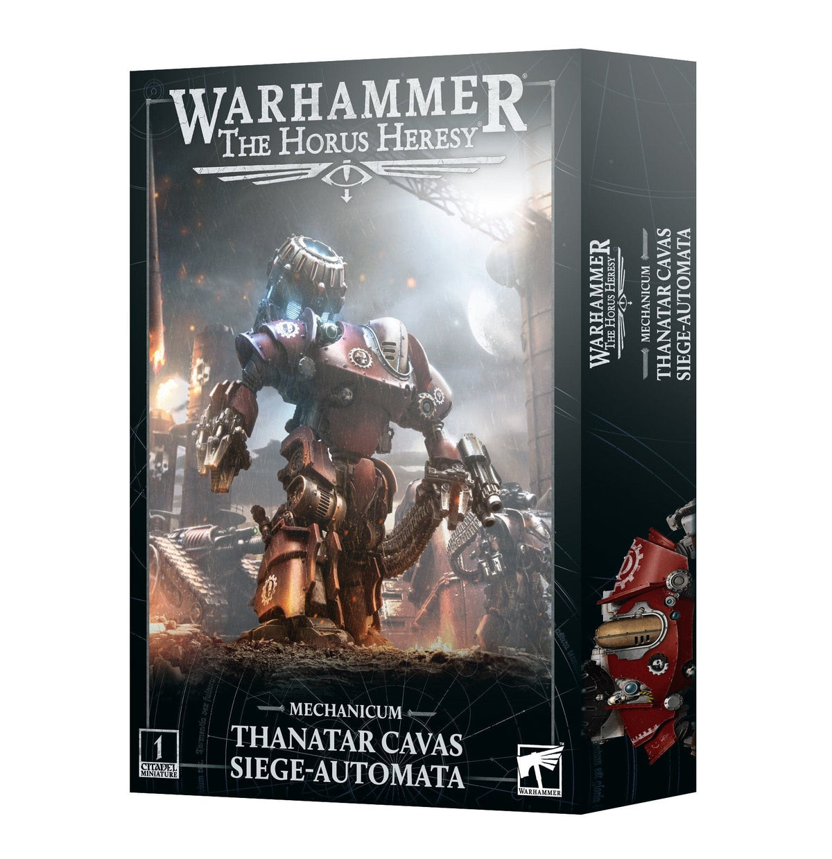 Games Workshop Games Workshop > Warhammer 40k Warhammer 40K - MECHANICUM: THANATAR CAVAS SIEGE-AUTOMATA 5011921218783 31-91