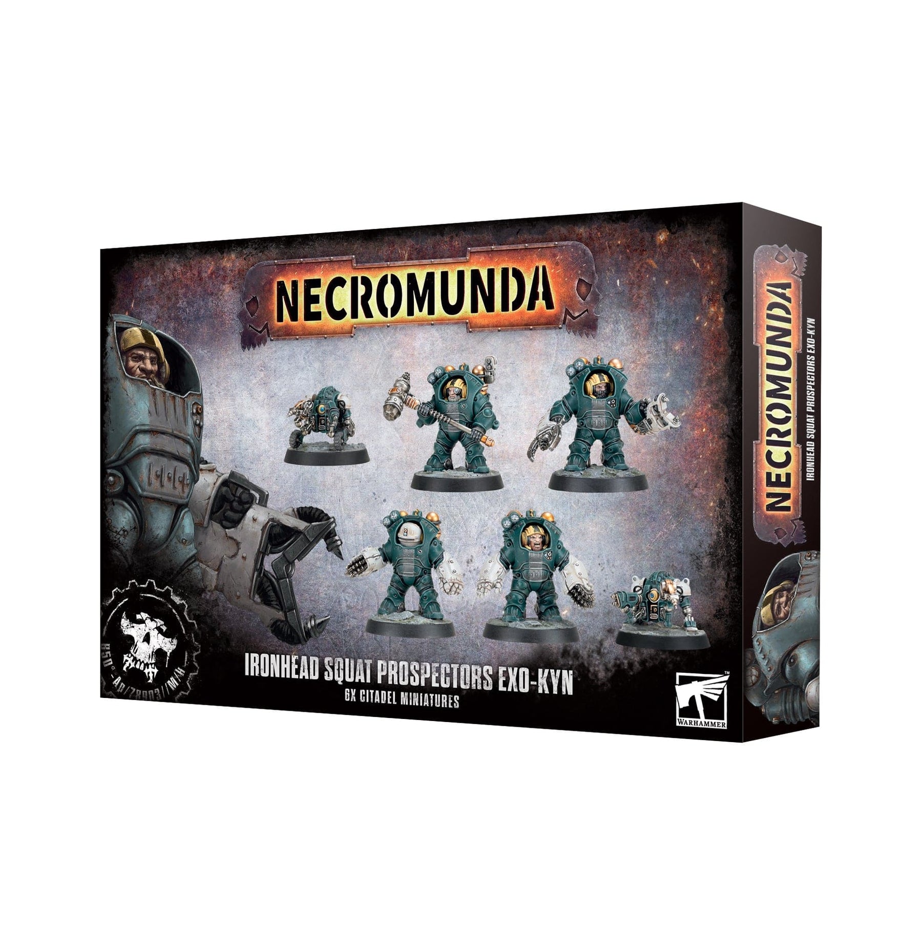 Games Workshop Games Workshop > Warhammer 40k WARHAMMER 40K - NECROMUNDA: SQUAT PROSPECTORS EXO-KYN 5011921219407 301-52