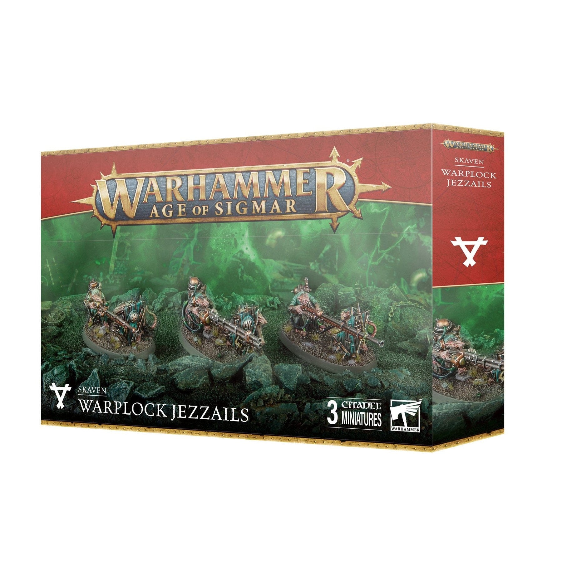 Games Workshop Games Workshop > Warhammer 40k Warhammer 40K - SKAVEN: WARPLOCK JEZZAILS 5011921219094 90-53