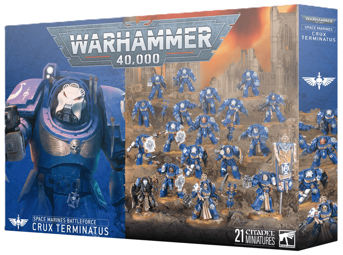 Games Workshop Games Workshop > Warhammer 40k Warhammer 40k - Space Marines: Battleforce Crux Terminatus 5011921248810 48-103