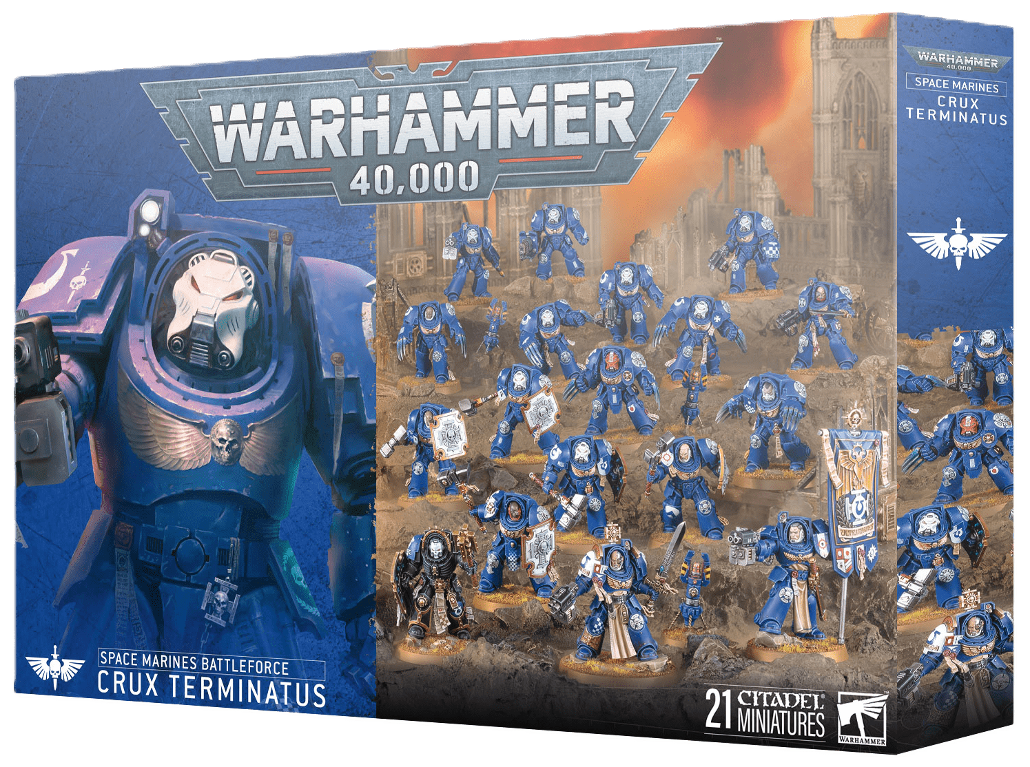 Games Workshop Games Workshop > Warhammer 40k Warhammer 40k - Space Marines: Battleforce Crux Terminatus 5011921248810 48-103