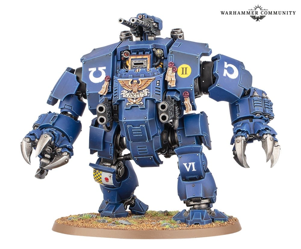 Games Workshop Tabletop Games > Games Workshop > Warhammer 40k > Space Marines Warhammer 40k - Space Marines: Brutalis Dreadnought 5011921171569 48-28