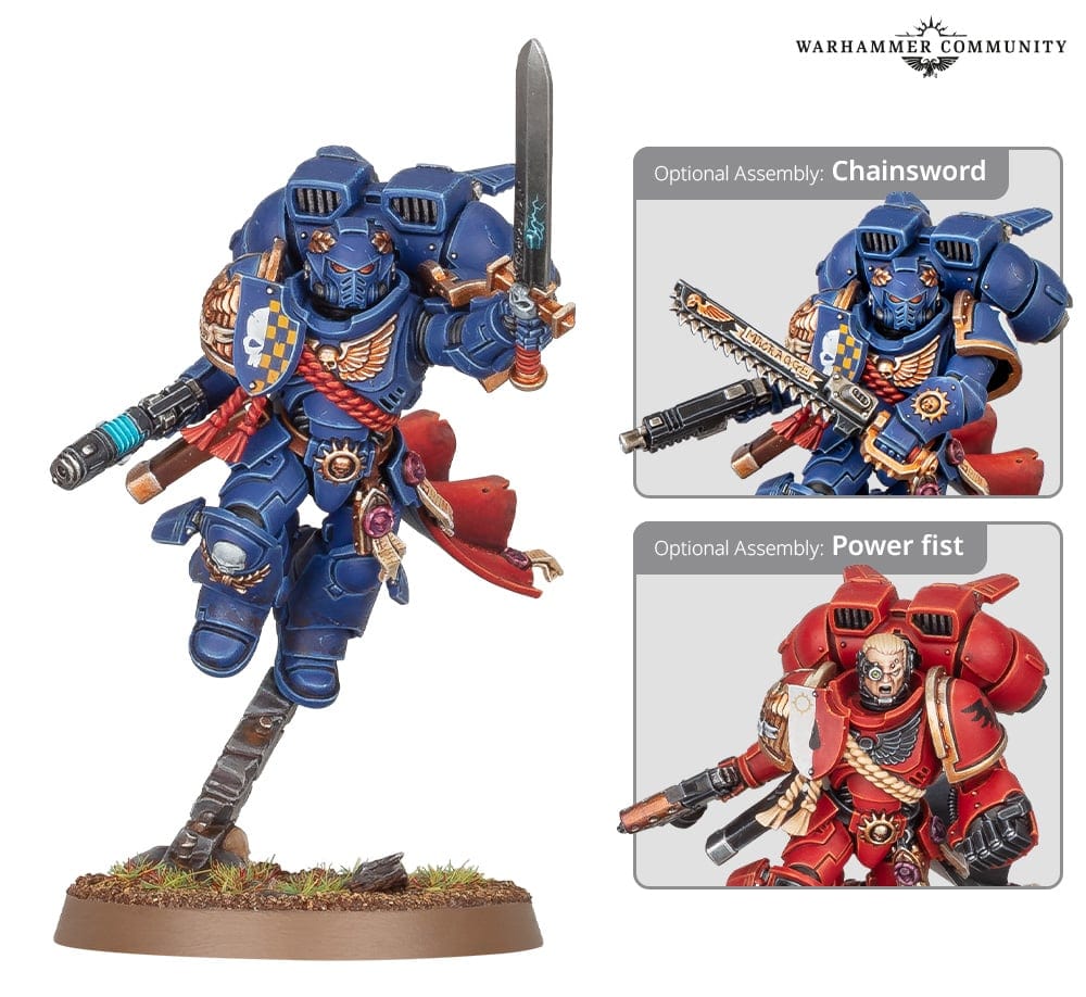 Warhammer 40k - Space Marines: Captain With Jump Pack