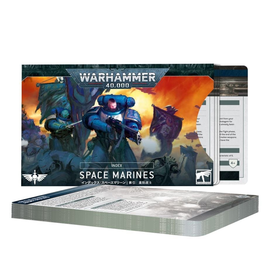 Games Workshop Tabletop Games > Games Workshop > Warhammer 40k > Index Cards Warhammer 40k: Space Marines Index Cards (10E) 5011921209088 72-48