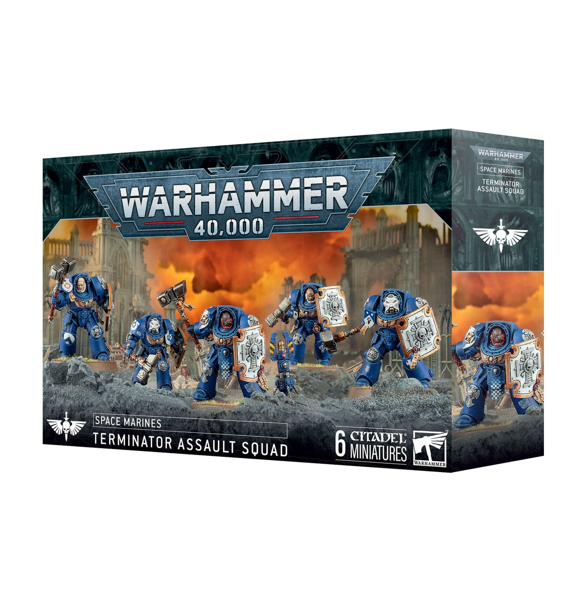 Games Workshop Games Workshop > Warhammer 40k Warhammer 40k - Space Marines: Terminator Assault Squad 5011921248773 48-34