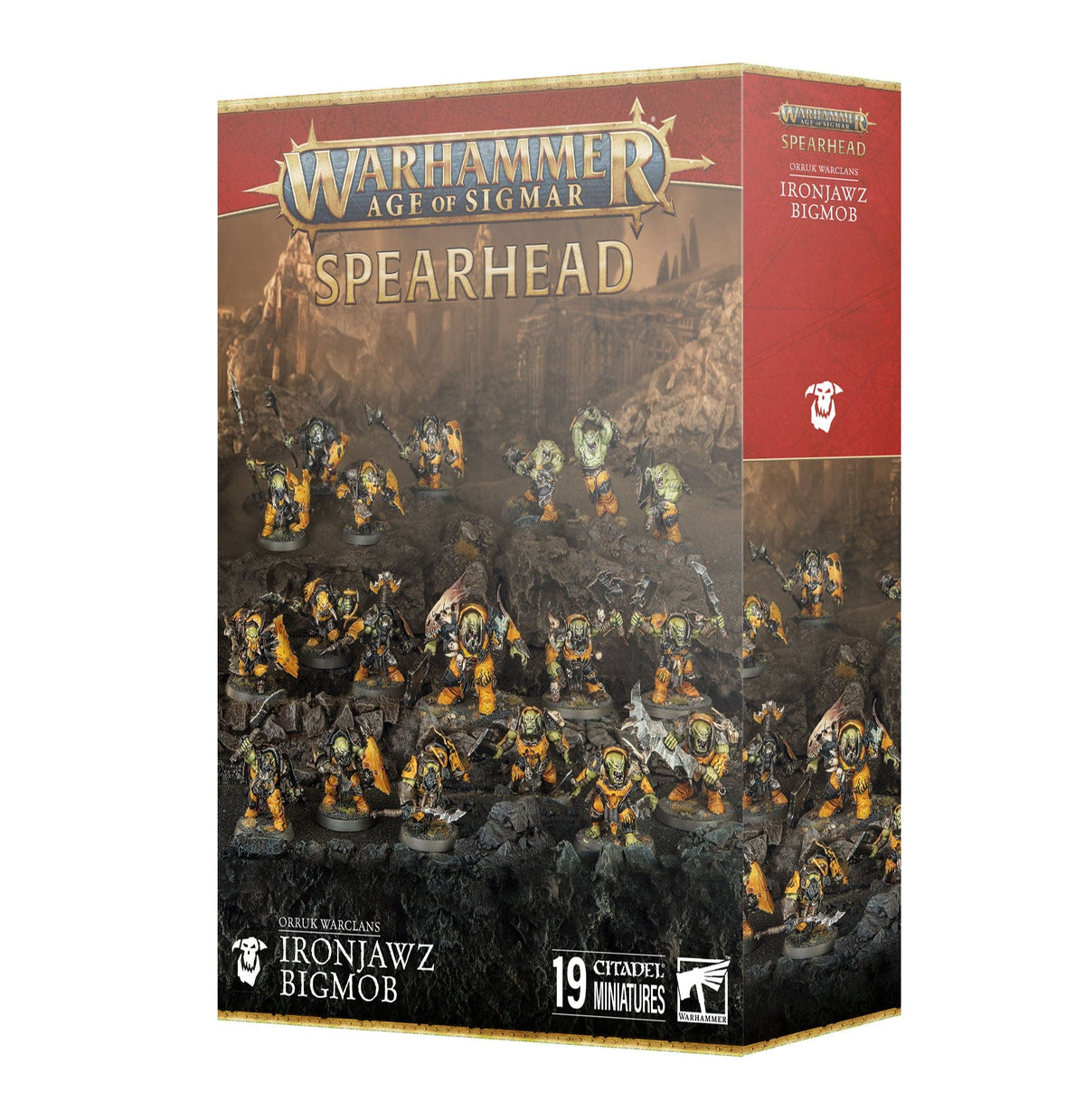 Games Workshop Games Workshop > Warhammer 40k WARHAMMER 40K - SPEARHEAD:ORRUK WARCLANS IRONJAWZ BIGMOB 5011921225019 70-893