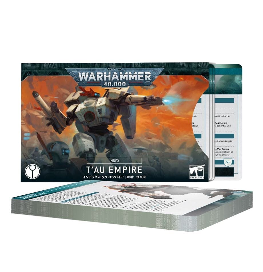 Games Workshop Tabletop Games > Games Workshop > Warhammer 40k > Index Cards Warhammer 40k: T'au Empire Index Cards (10E) 5011921209248 72-56