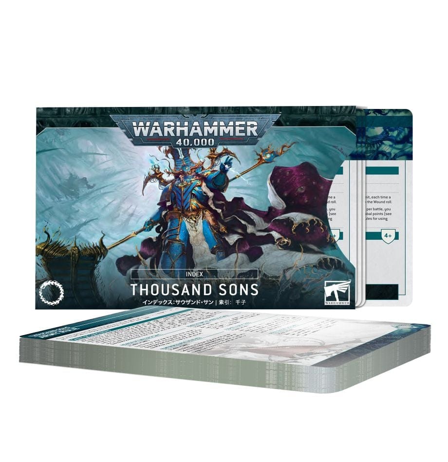 Games Workshop Tabletop Games > Games Workshop > Warhammer 40k > Index Cards Warhammer 40k: Thousand Sons Index Cards (10E) 5011921209569 72-36