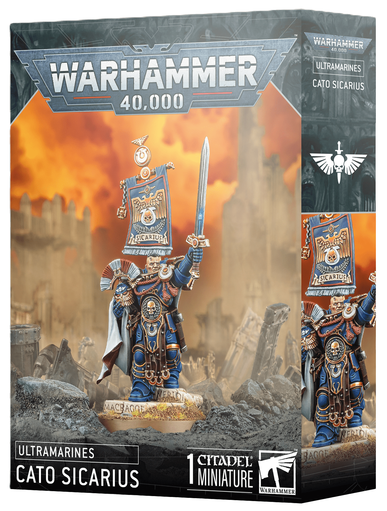 Games Workshop Games Workshop > Warhammer 40k Warhammer 40k - Ultramarines: Cato Sicarius 5011921248742 55-73