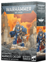 Games Workshop Games Workshop > Warhammer 40k Warhammer 40k - Ultramarines: Marneus Calgar in Armour of Antilochus 5011921248728 55-74