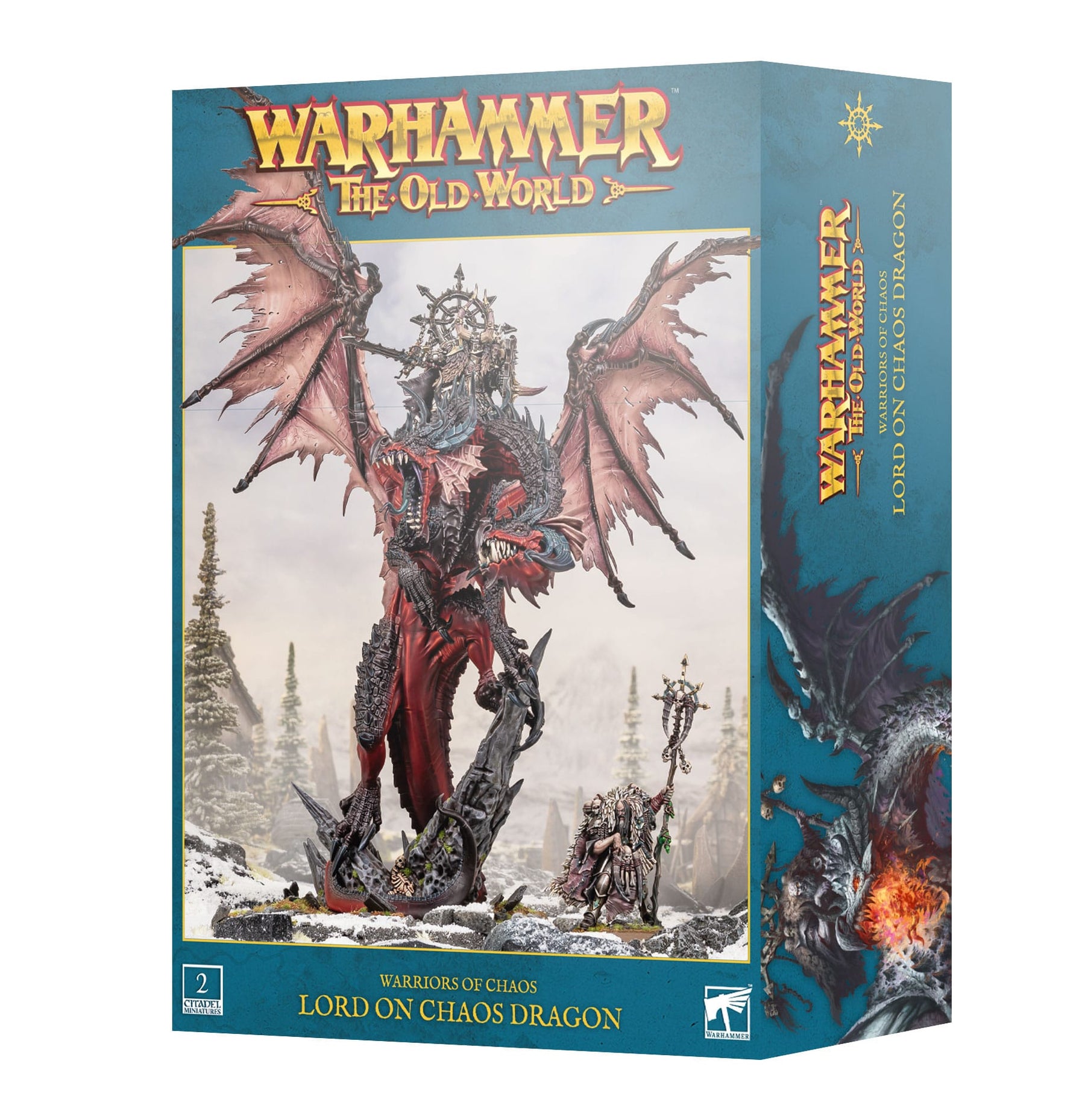 Games Workshop Games Workshop > Warhammer 40k WARHAMMER 40K - WARRIORS OF CHAOS: LORD ON CHAOS DRAGON 5011921249824 08-19