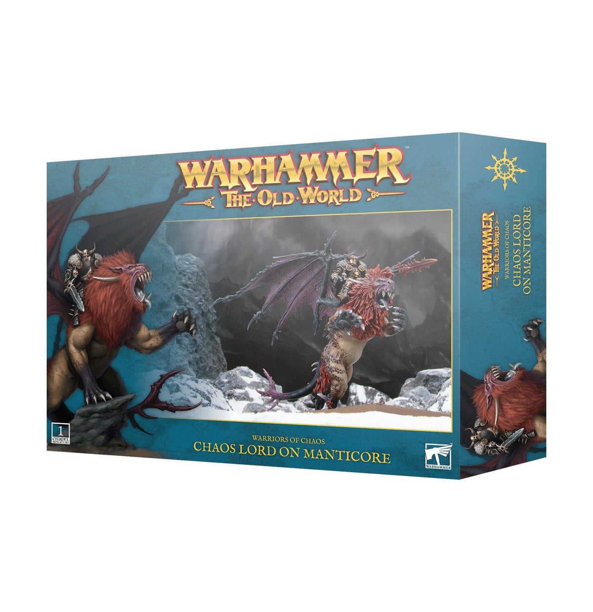 Games Workshop Games Workshop > Warhammer 40k Warhammer 40K - WARRIORS OF CHAOS: LORD ON MANTICORE 5011921206667 08-05