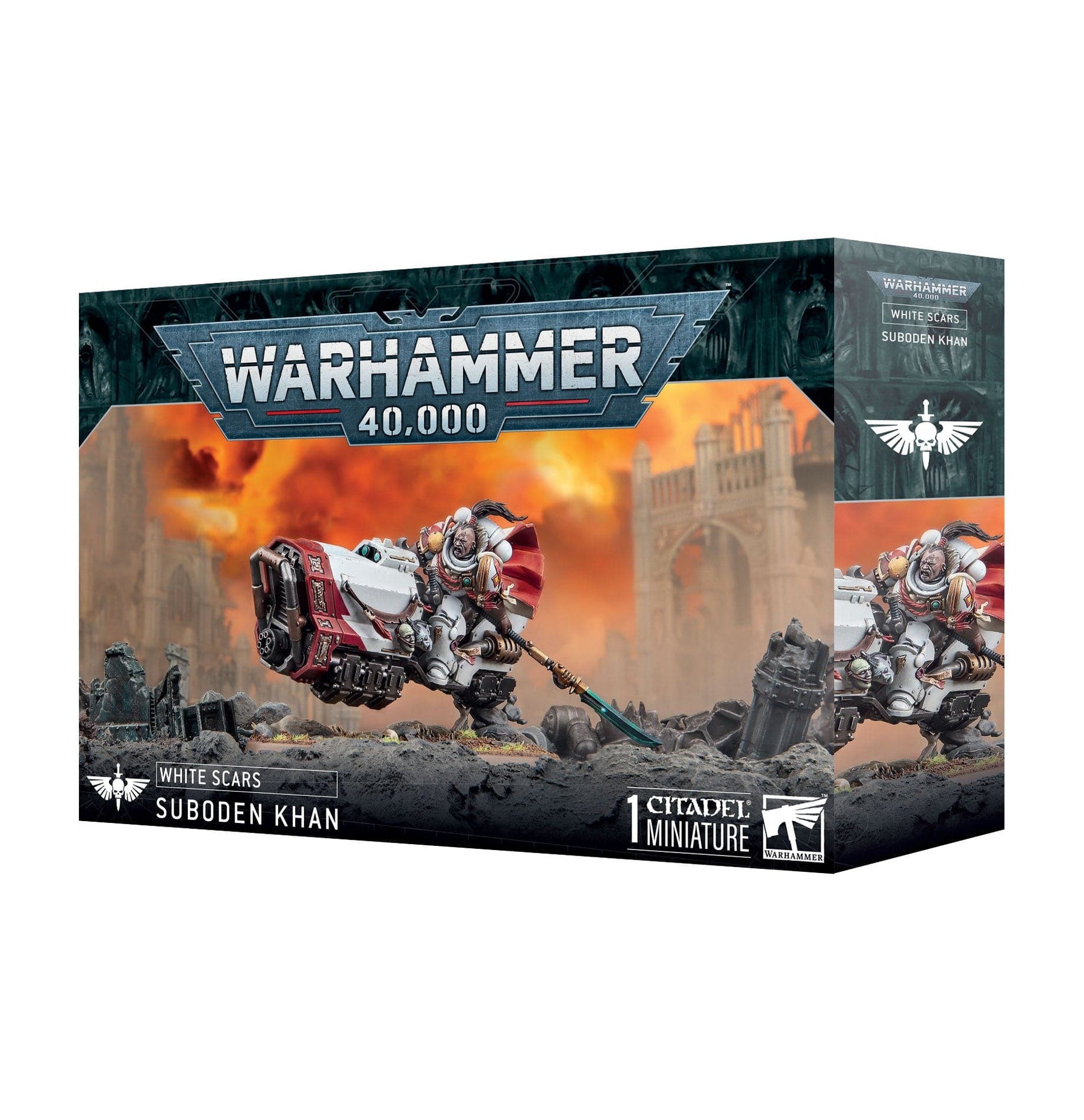 Games Workshop Games Workshop > Warhammer 40k Warhammer 40k - White Scars: Suboden Khan 5011921248360 55-71
