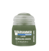 Games Workshop Games Workshop > Warhammer 40k Warhammer: Layer Paint - Nurgling Green 5011921235025 22-29