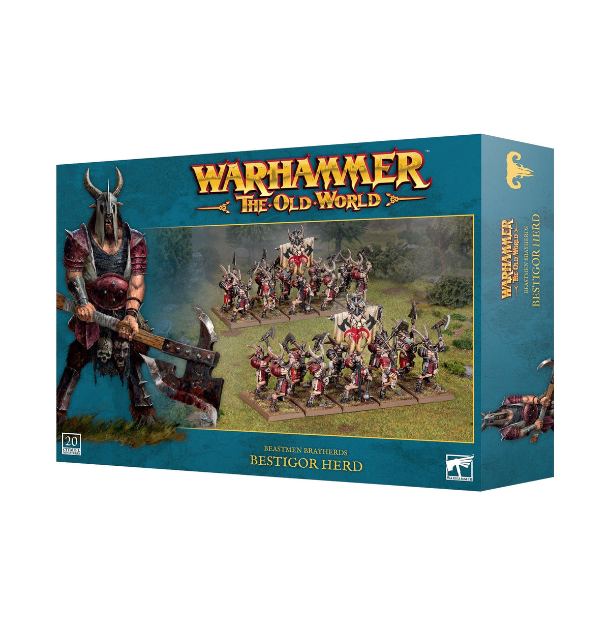 Games Workshop Tabletop Games > Games Workshop > Age of Sigmar Warhammer 40K - Beastmen Brayherds: Bestigor Herd 5011921207244 08-104