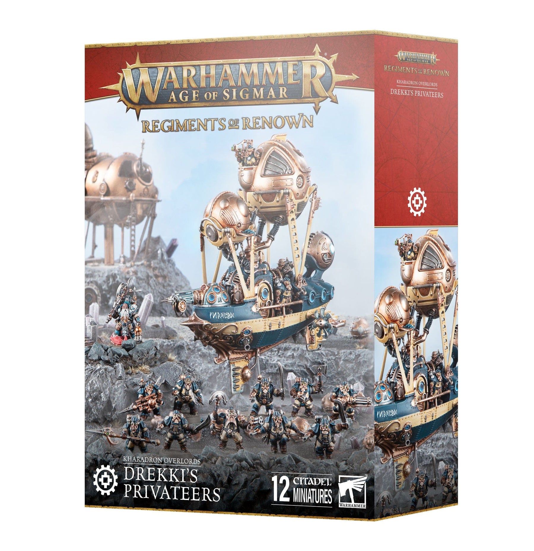 Games Workshop Tabletop Games > Games Workshop > Age of Sigmar Warhammer 40K - KHARADRON OVERLORDS: DREKKI'S PRIVATEERS 5011921241354 84-65