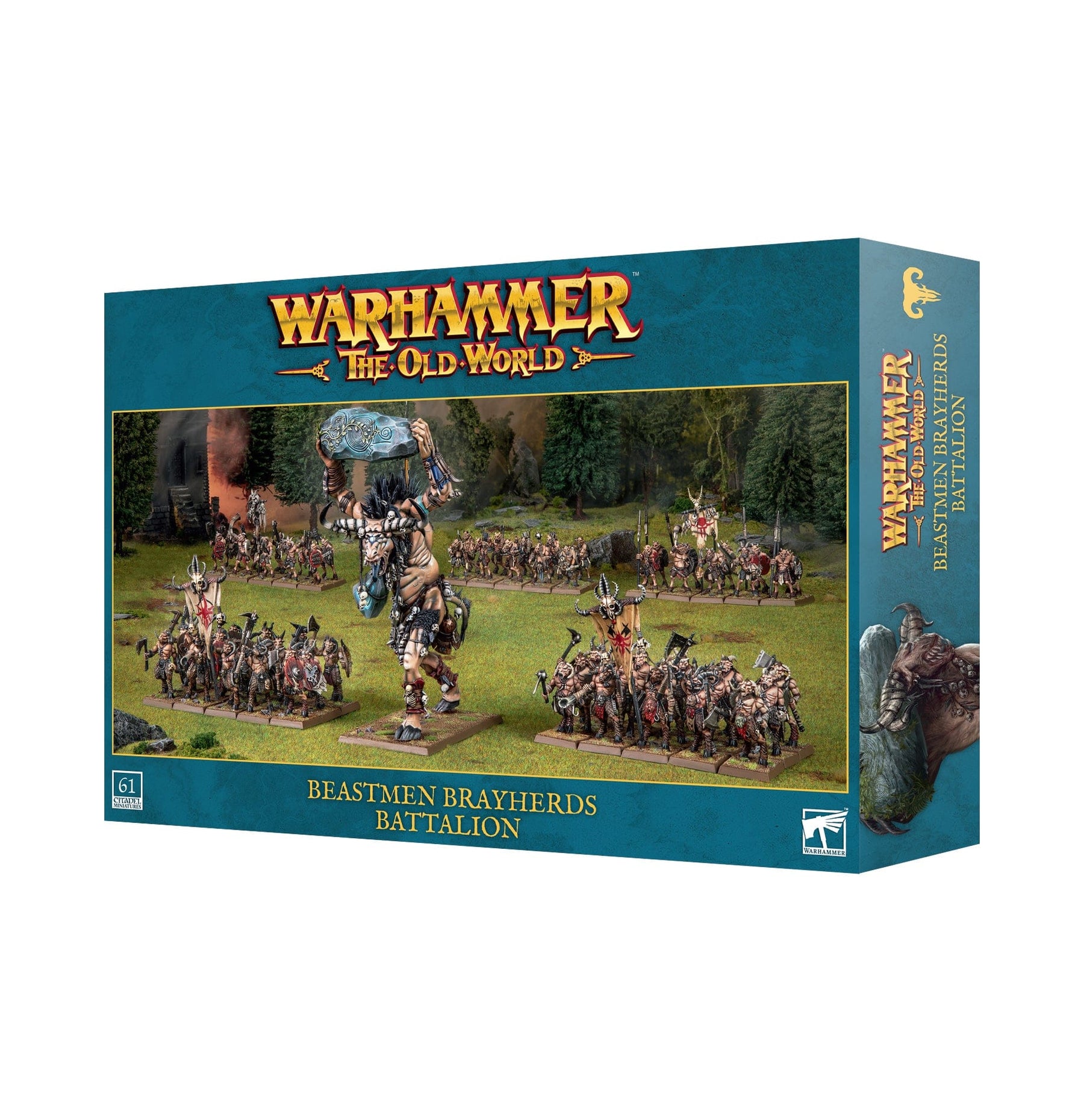 Games Workshop Tabletop Games > Games Workshop > Age of Sigmar Warhammer 40K - The Old World: Battalion Beastmen Brayherds 5011921221769 08-110