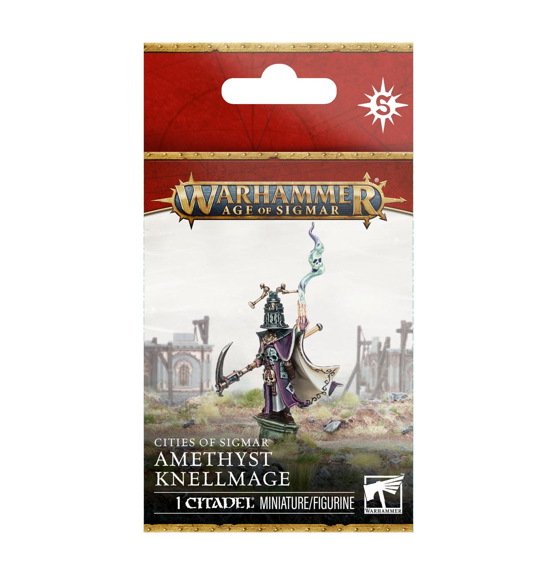 Games Workshop Tabletop Games > Games Workshop > Age of Sigmar Warhammer: Age of Sigmar - Amethyst Knellmage 5011921252886 86-13