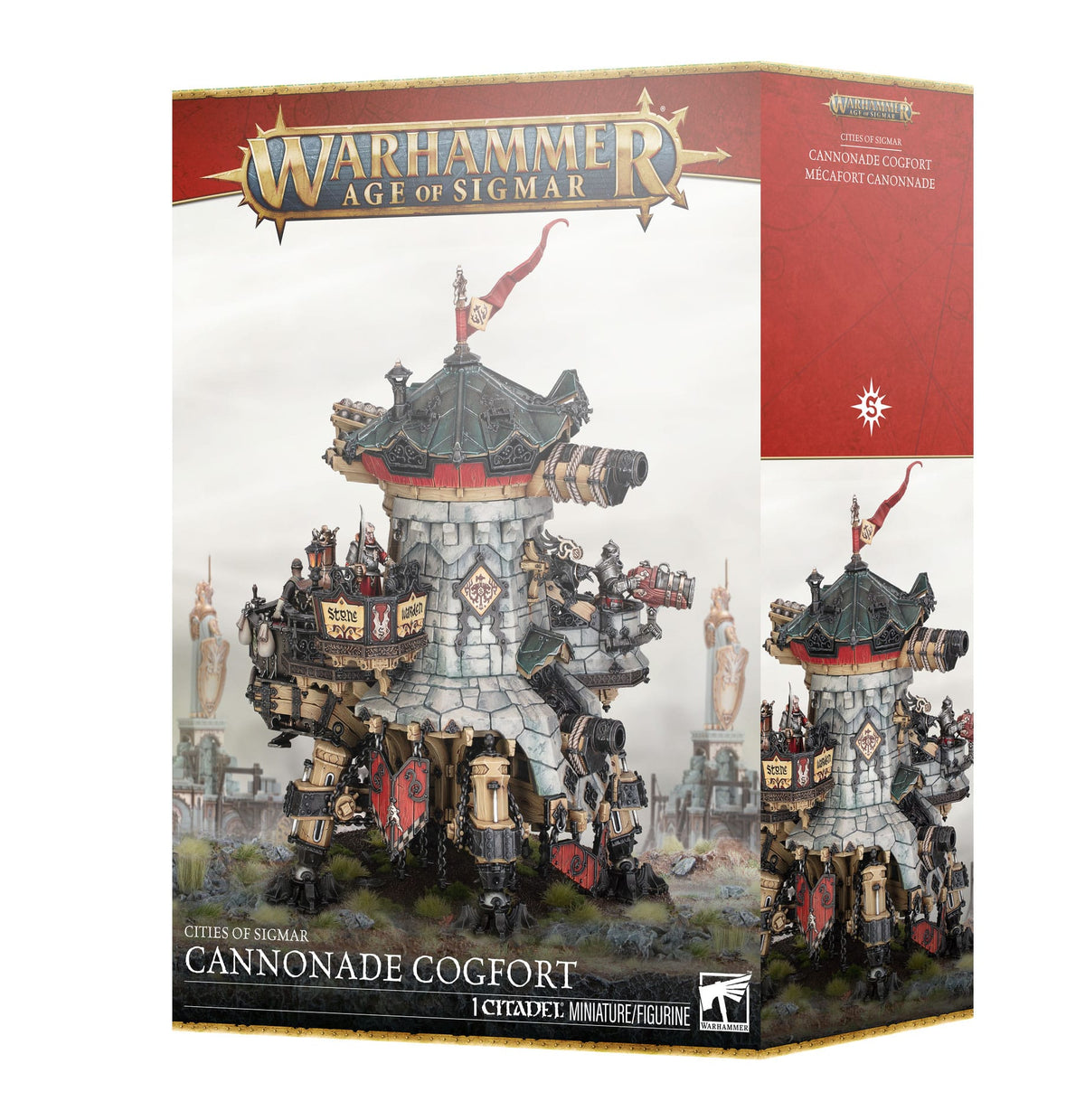 Games Workshop Tabletop Games > Games Workshop > Age of Sigmar Warhammer: Age of Sigmar - Cannonade Cogfort 5011921252909 86-15