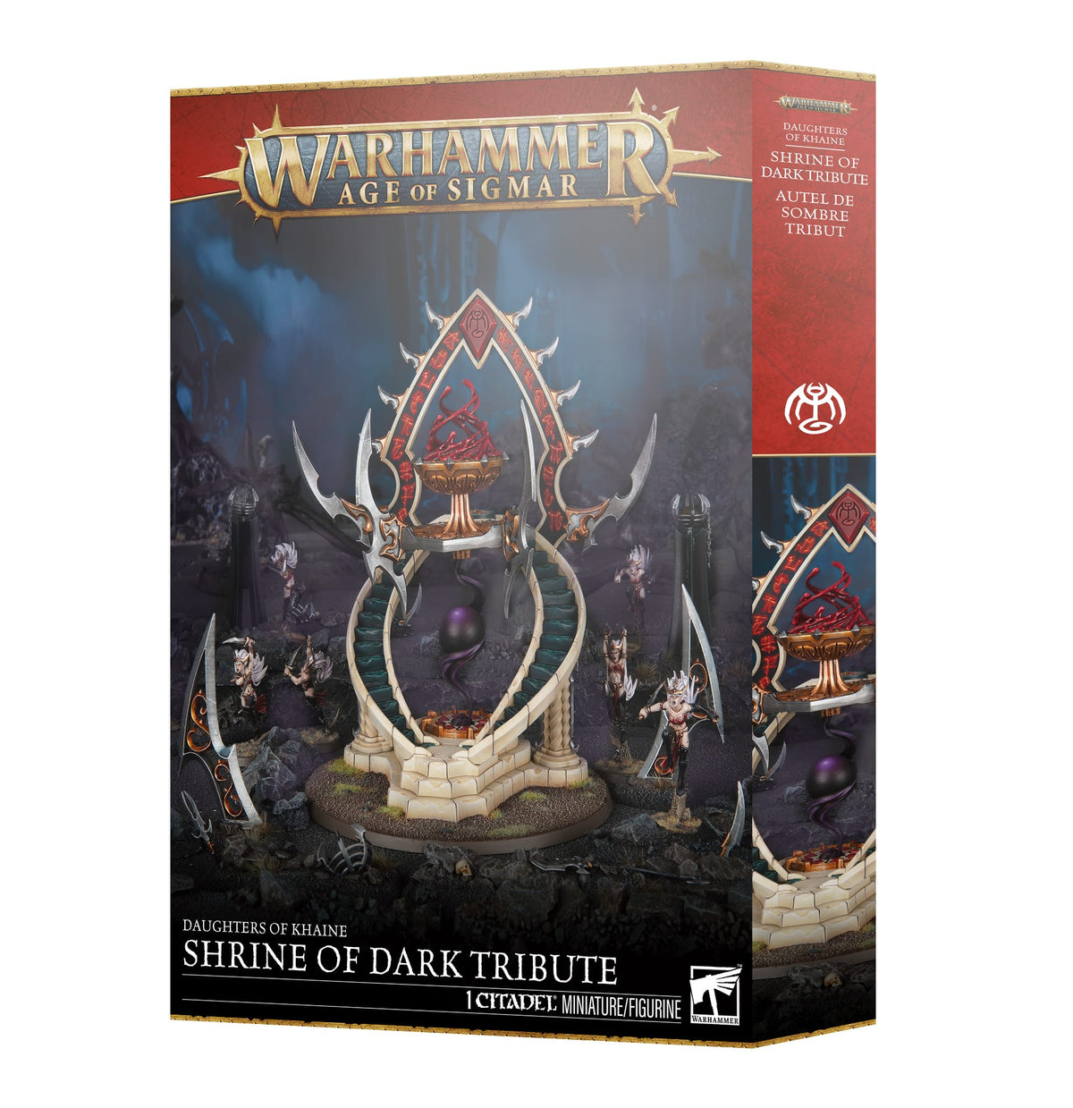 Games Workshop Tabletop Games > Games Workshop > Age of Sigmar Warhammer Age of Sigmar - Daughters Of Khaine: Shrine of Dark Tribute 5011921257645 85-65