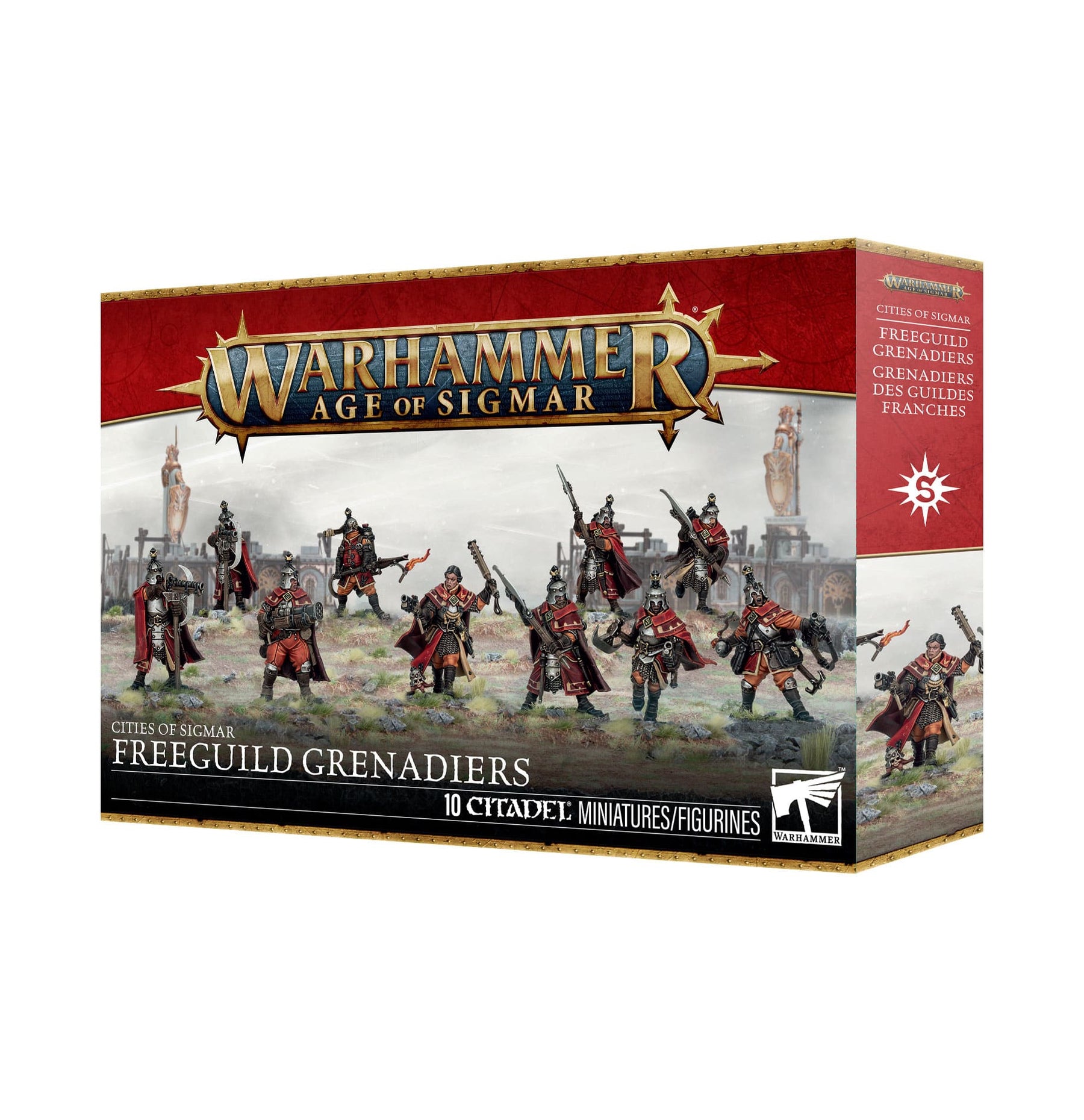 Games Workshop Tabletop Games > Games Workshop > Age of Sigmar Warhammer: Age of Sigmar - Freeguild Grenadiers 5011921259502 86-54