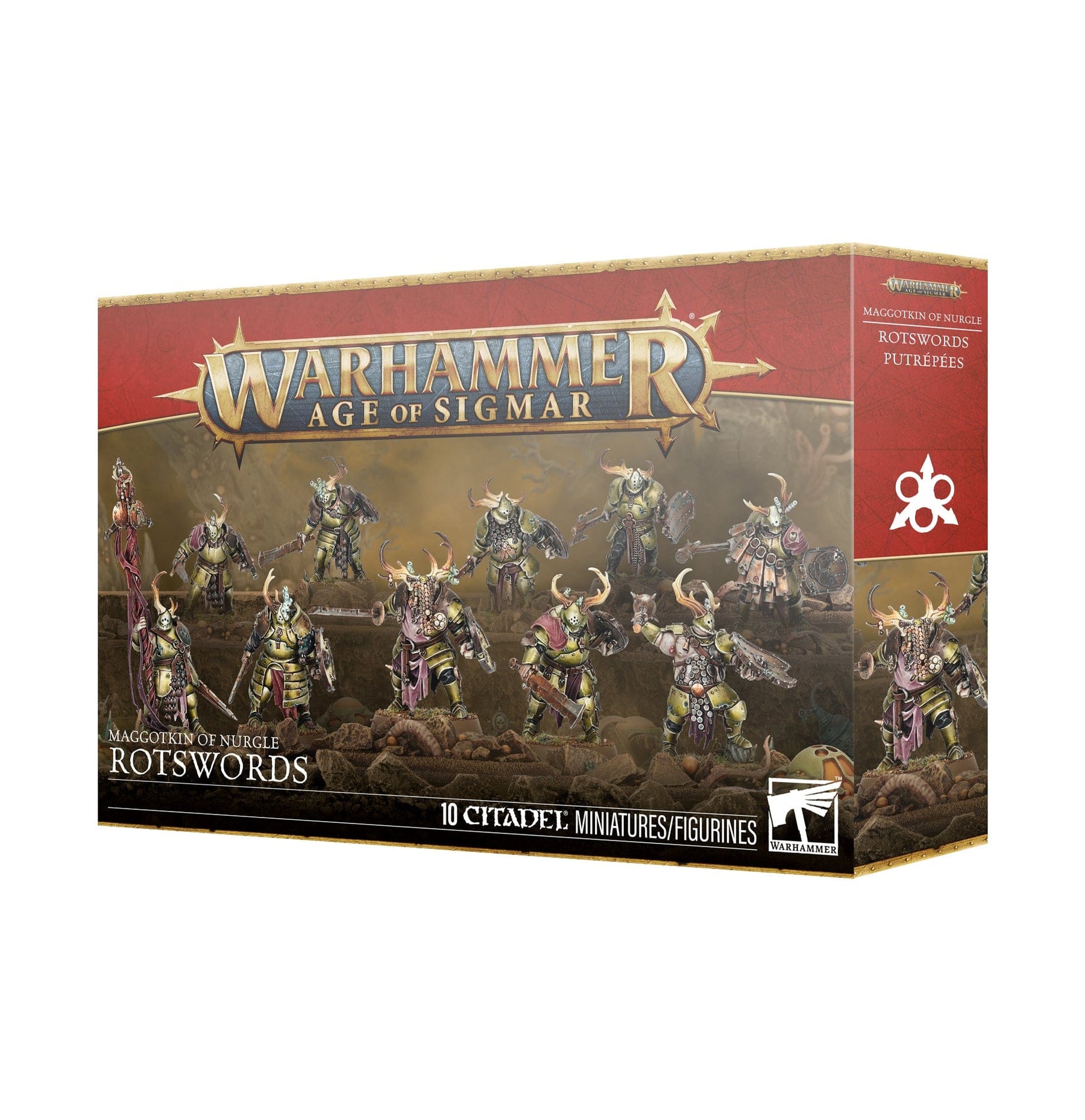 Games Workshop Tabletop Games > Games Workshop > Age of Sigmar Warhammer Age of Sigmar: Maggotkin of Nurgle Rotswords 5011921249541 83-113