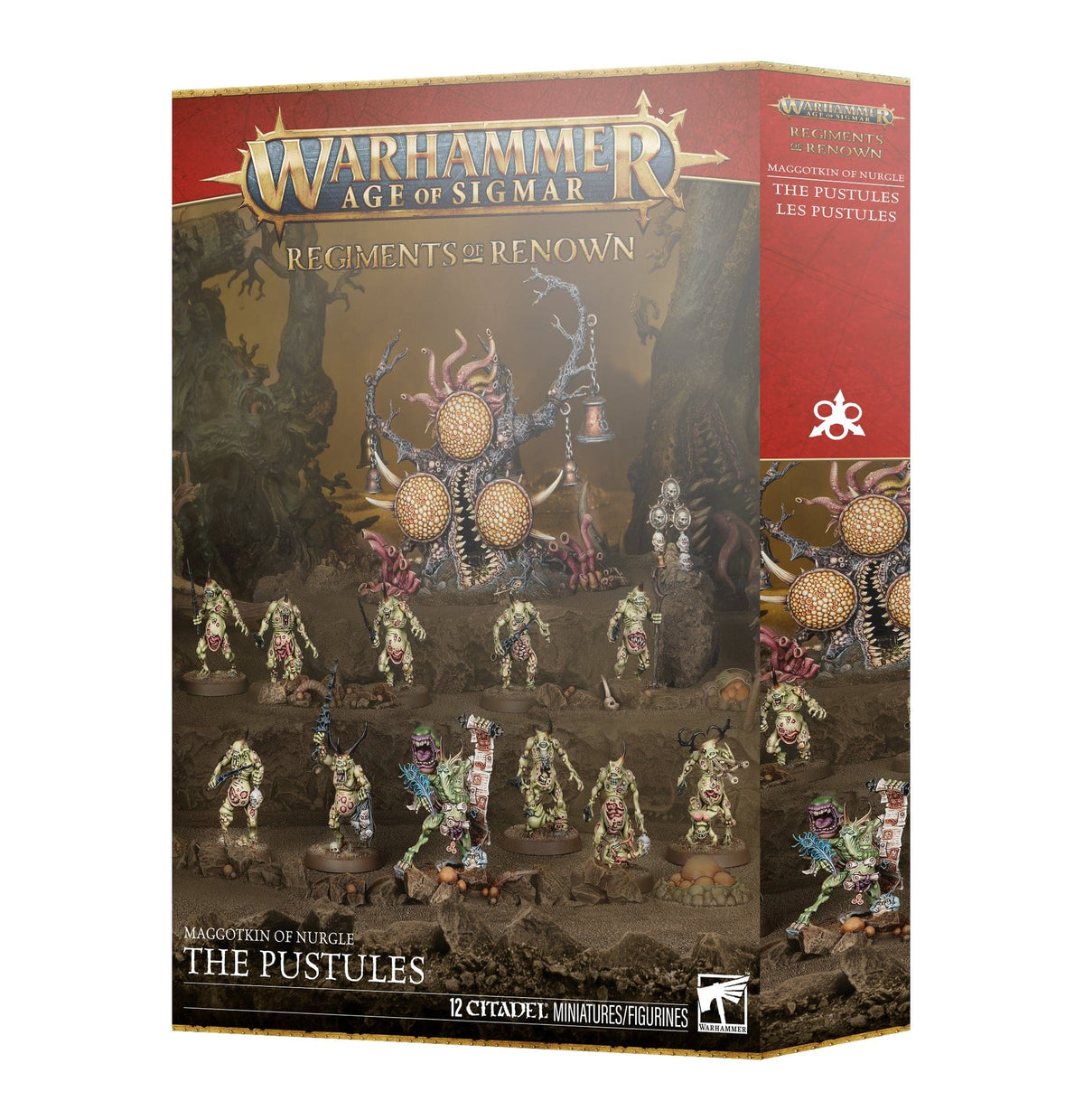 Games Workshop Tabletop Games > Games Workshop > Age of Sigmar Warhammer Age of Sigmar: Maggotkin of Nurgle The Pustules 5011921253838 83-106