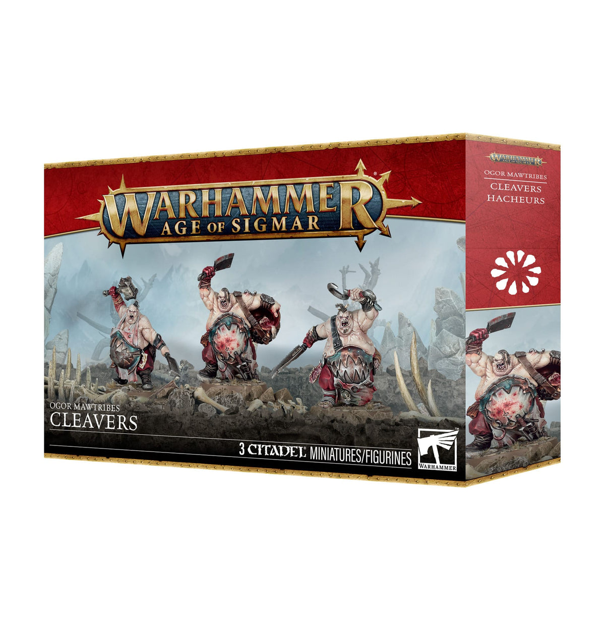 Games Workshop Tabletop Games > Games Workshop > Age of Sigmar Warhammer - Age of Sigmar - Ogor Mawtribes - Cleavers 5011921266906 95-24