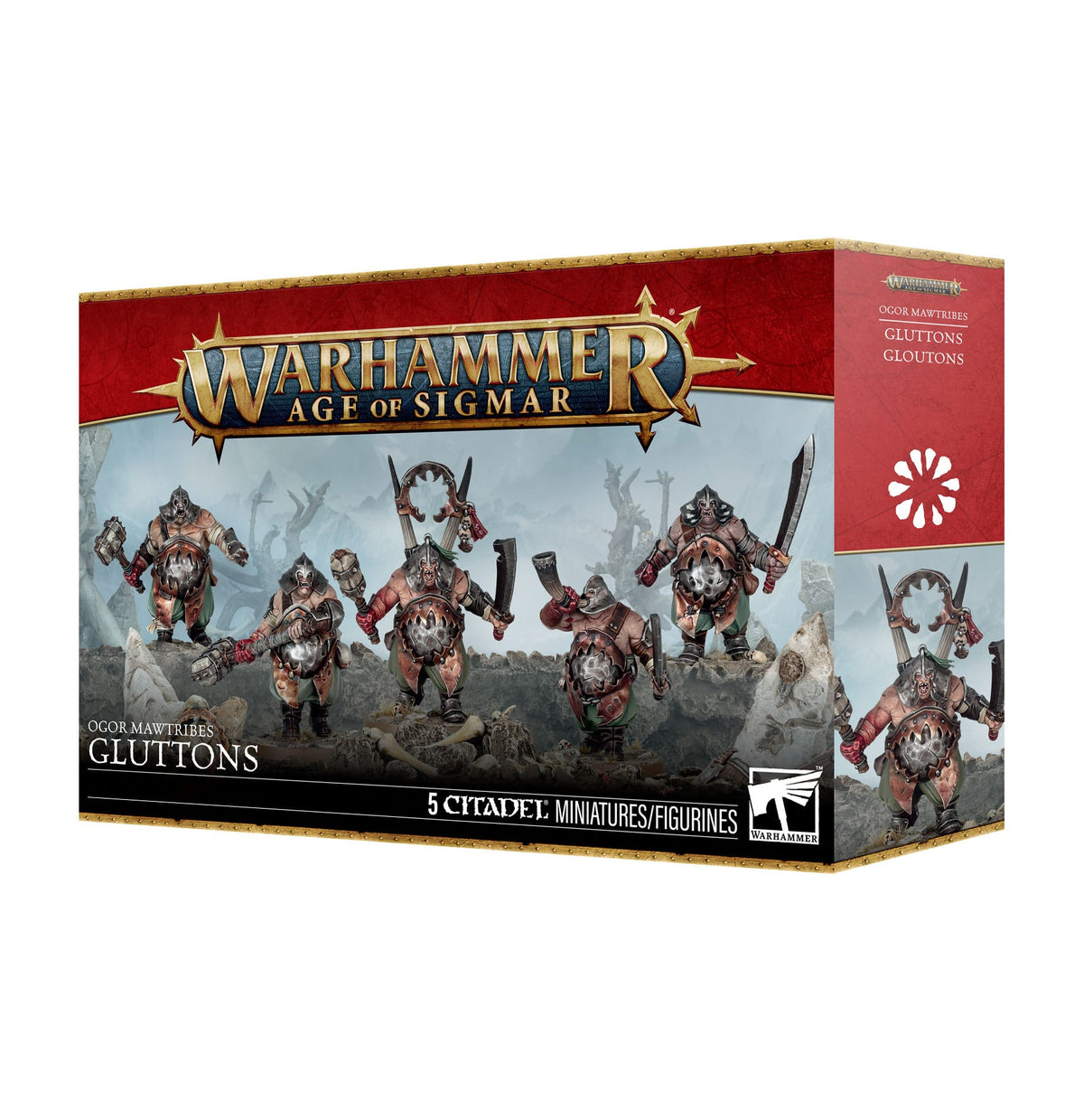 Games Workshop Tabletop Games > Games Workshop > Age of Sigmar Warhammer - Age of Sigmar - Ogor Mawtribes - Gluttons 5011921266869 95-06