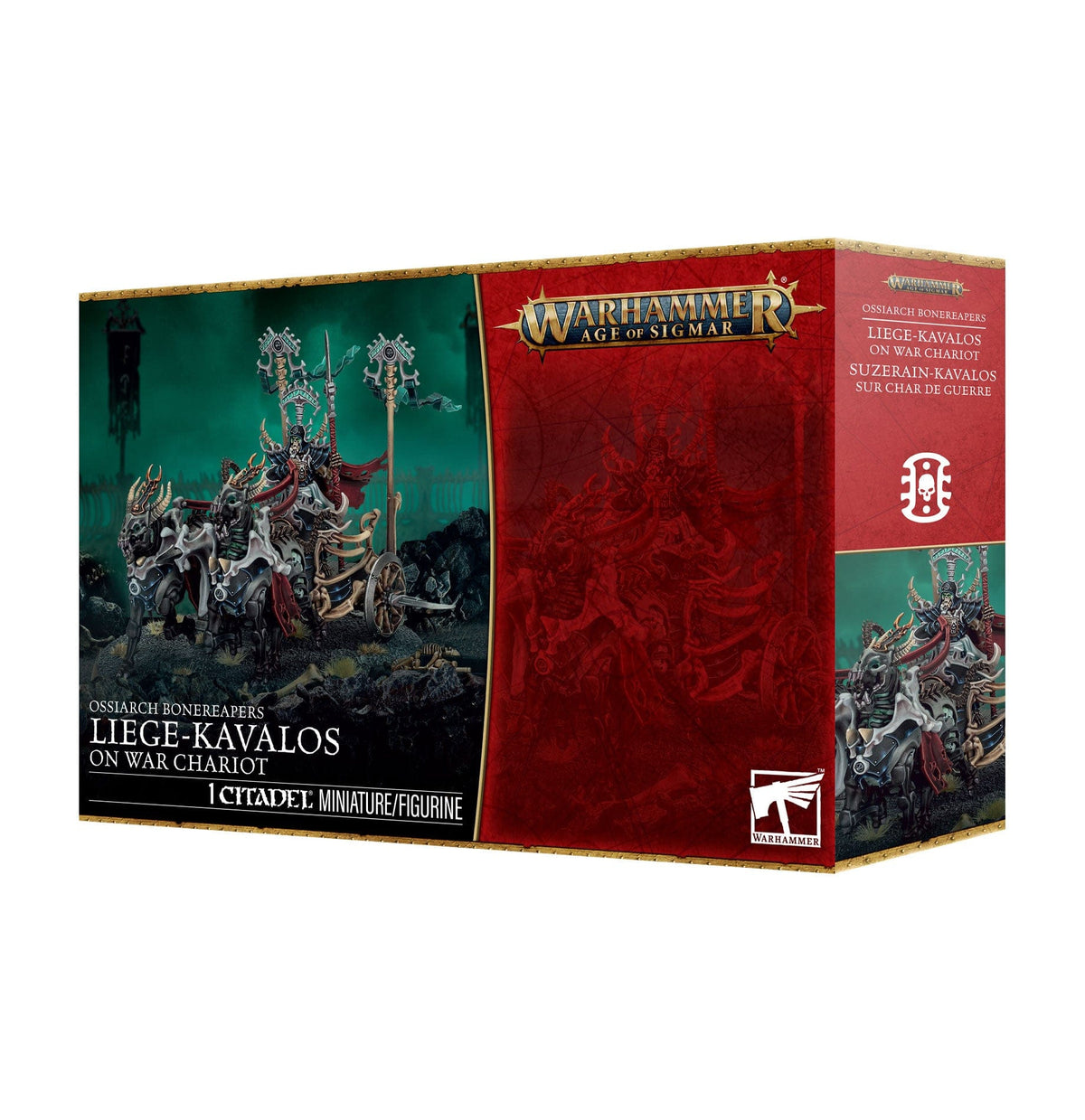 Games Workshop Tabletop Games > Games Workshop > Age of Sigmar Warhammer Age of Sigmar - Ossiarch Bonereapers: Liege-Kavalos 5011921249381 94-36